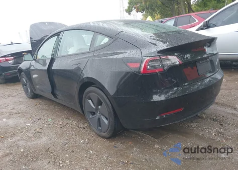 2022 Tesla Model 3 Rear-Wheel Drive from USA, damaged, VIN 5YJ3E1EA4NF232888